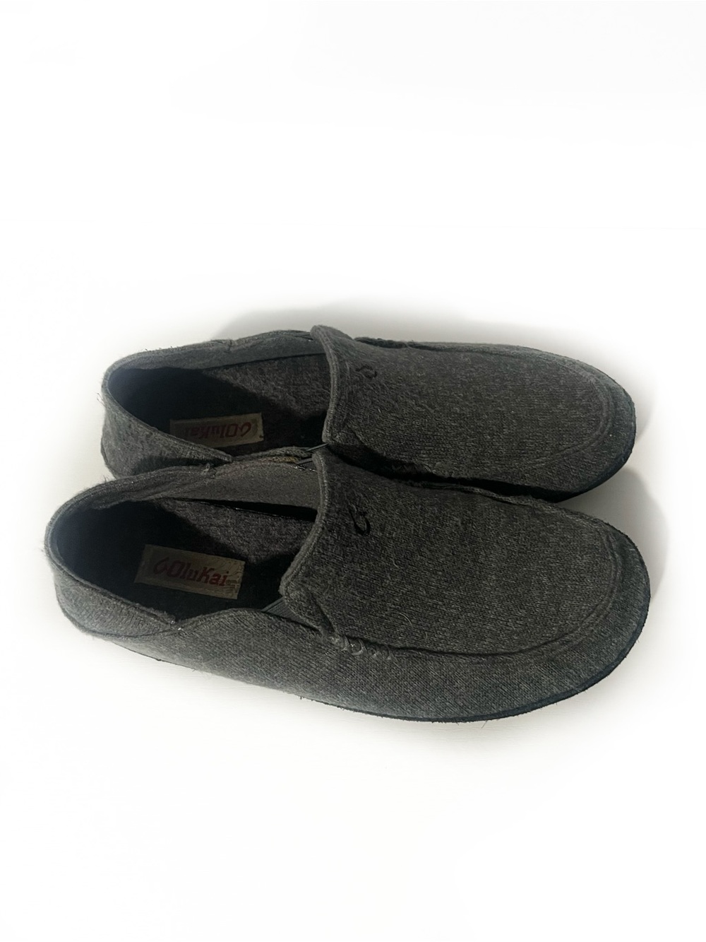 Olukai Men’s Dark Grey Moloa Hulu Slippers Sz 11